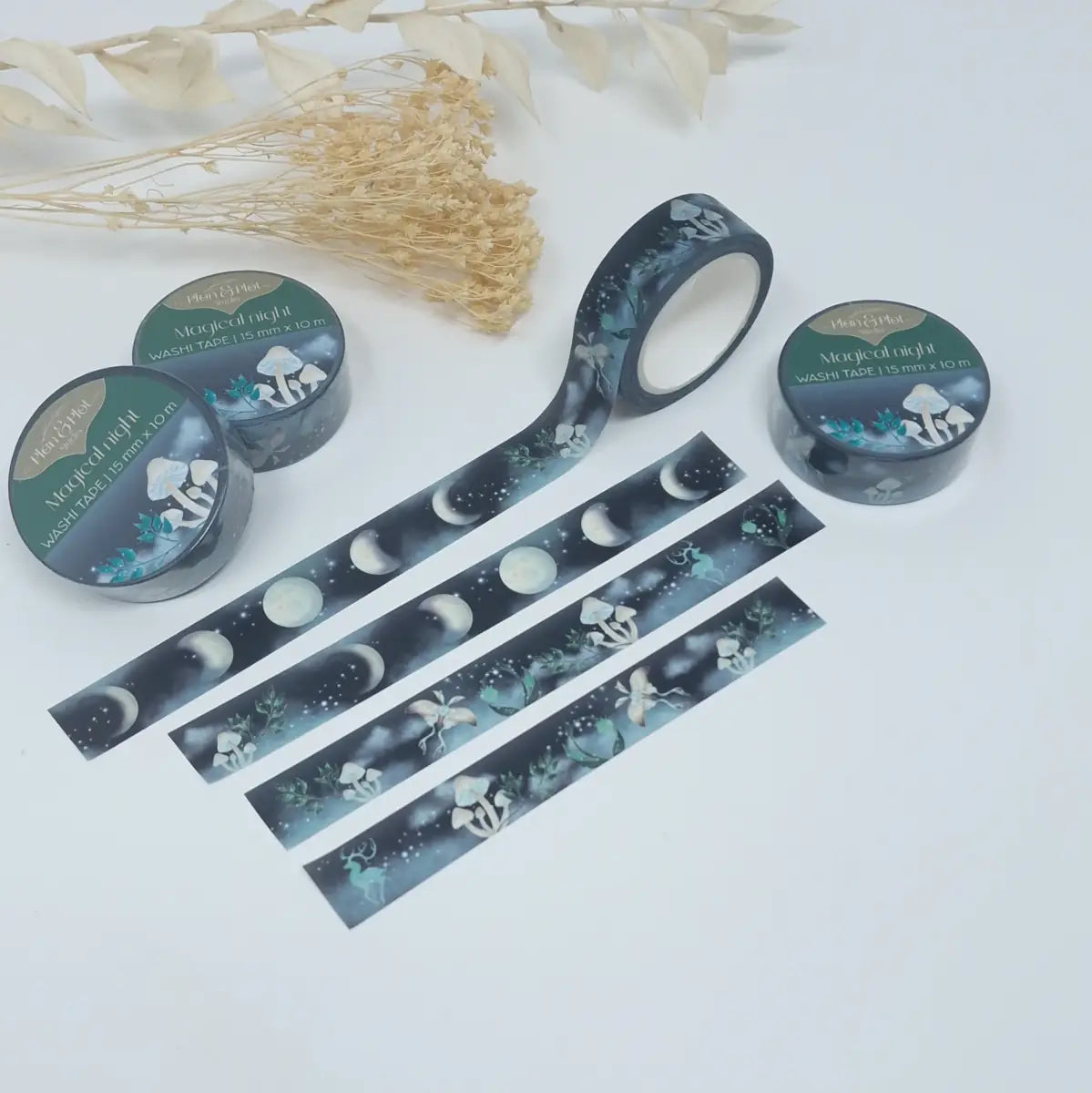 Washi tape Plan & Plot - Magical night 15 mm - 6 - Plan & Plot Studio - Tidformera