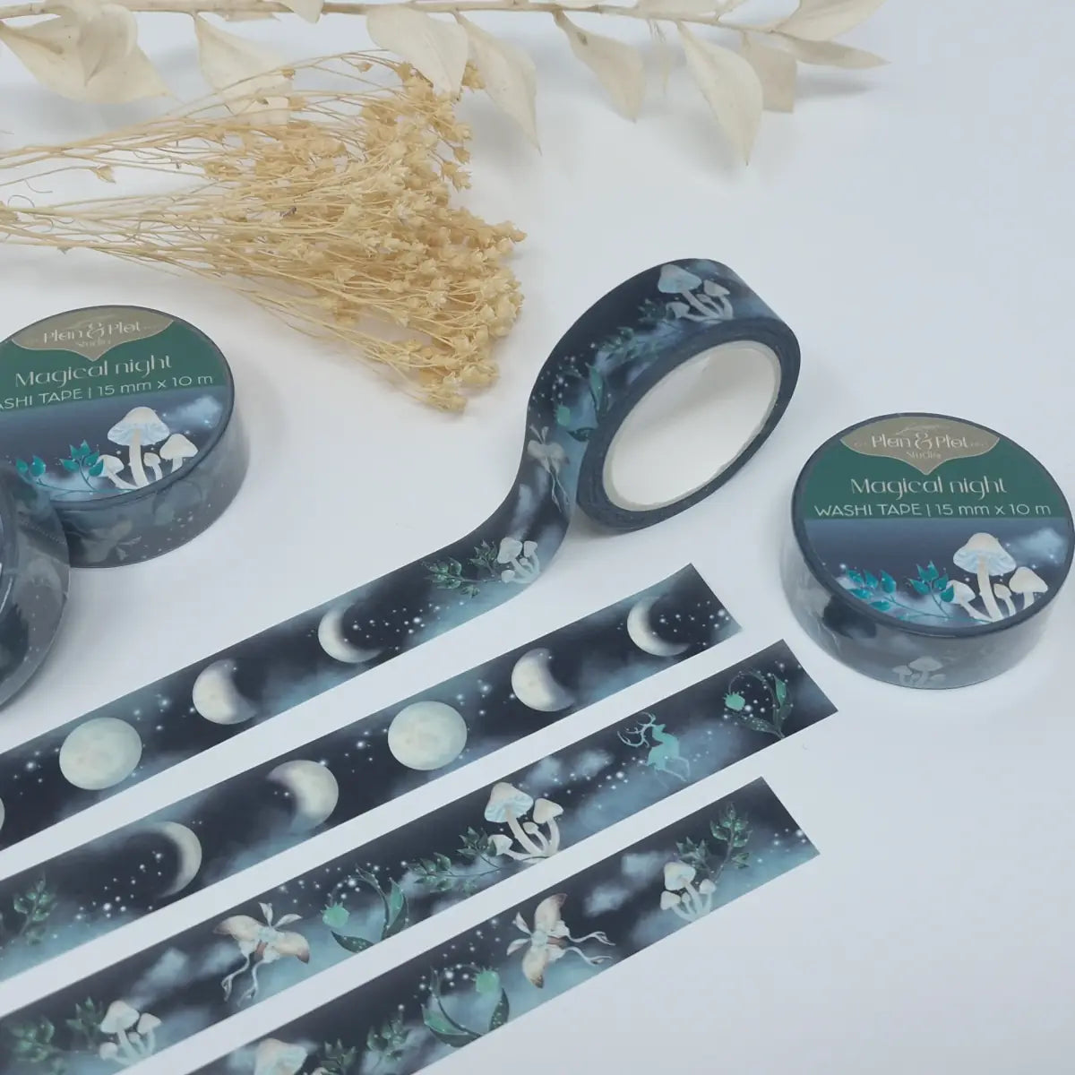Washi tape Plan & Plot - Magical night 15 mm - 7 - Plan & Plot Studio - Tidformera
