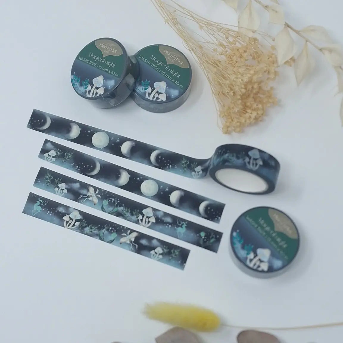 Washi tape Plan & Plot - Magical night 15 mm - 3 - Plan & Plot Studio - Tidformera