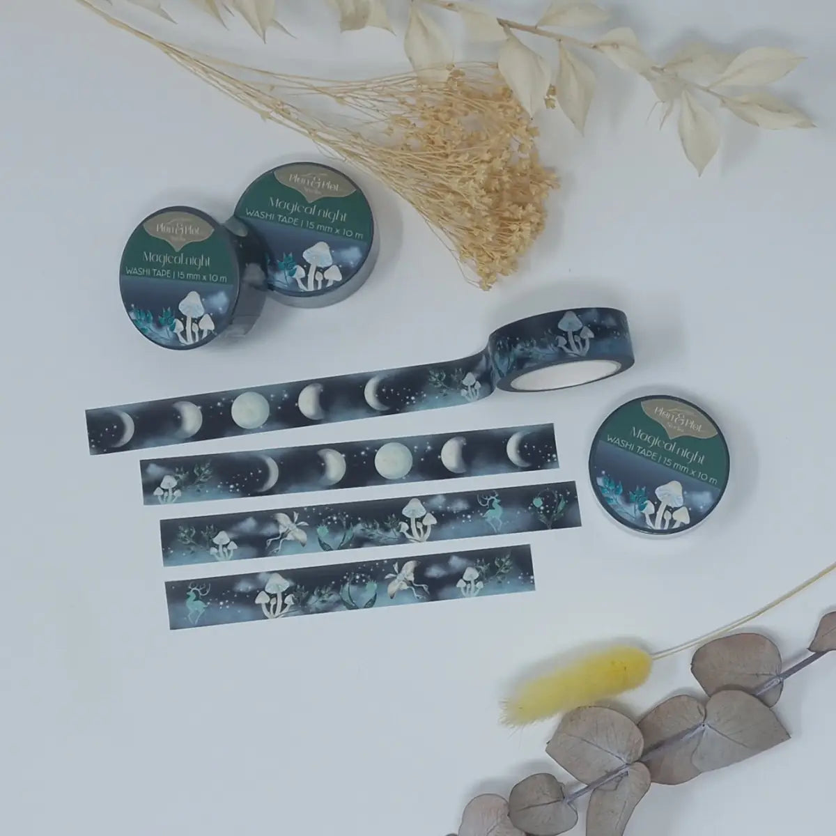Washi tape Plan & Plot - Magical night 15 mm - 13 - Plan & Plot Studio - Tidformera