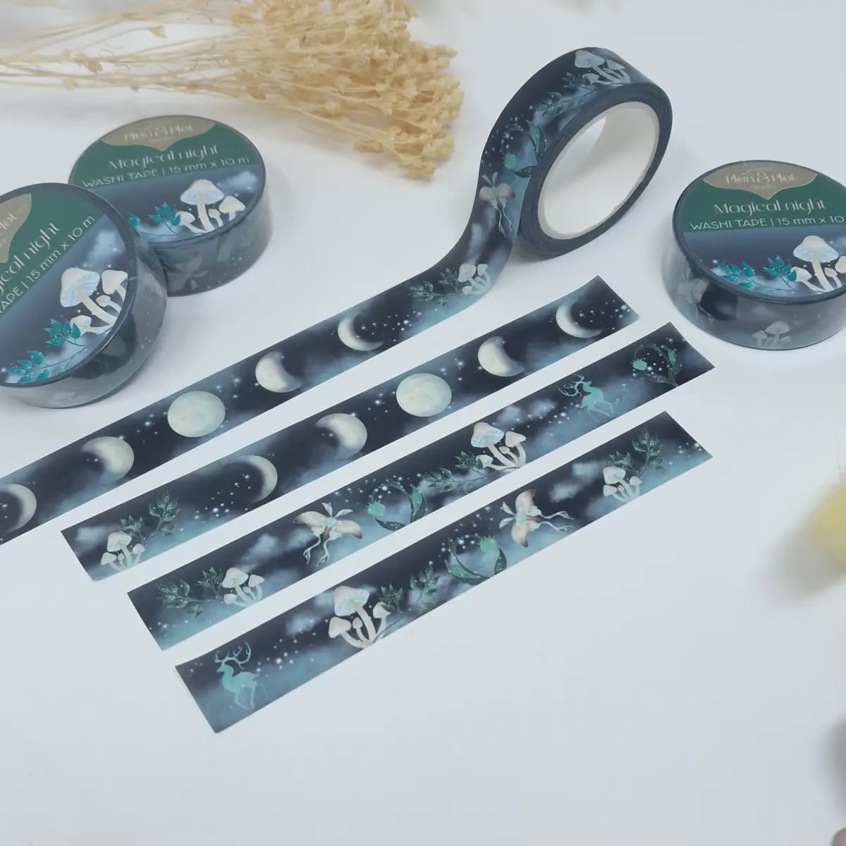 Washi tape Plan & Plot - Magical night 15 mm - 2 - Plan & Plot Studio - Tidformera