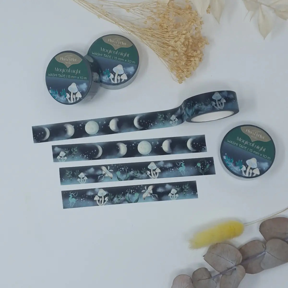 Washi tape Plan & Plot - Magical night 15 mm - 14 - Plan & Plot Studio - Tidformera