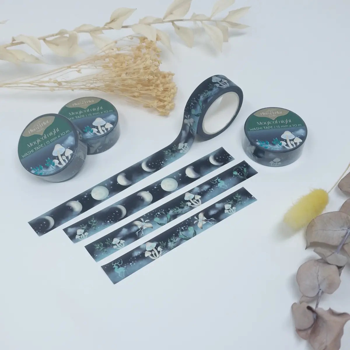 Washi tape Plan & Plot - Magical night 15 mm - 15 - Plan & Plot Studio - Tidformera