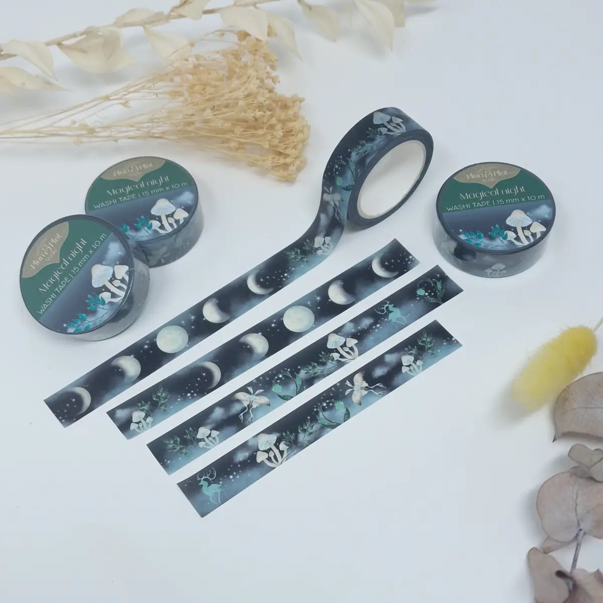 Washi tape Plan & Plot - Magical night 15 mm - 8 - Plan & Plot Studio - Tidformera