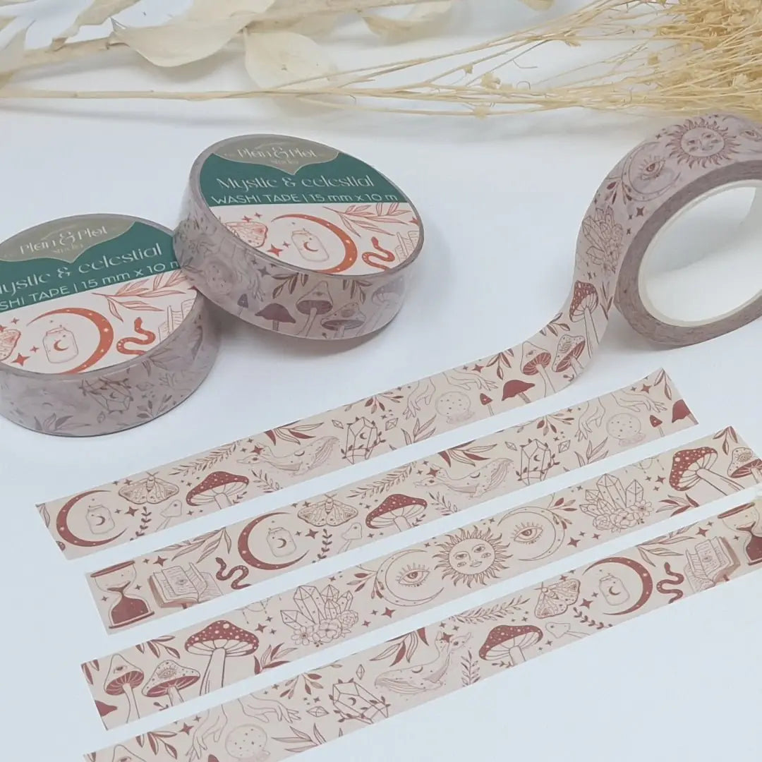 Washi tape Plan & Plot - Mystic & Celestial 15 mm - 4 - Plan & Plot Studio - Tidformera
