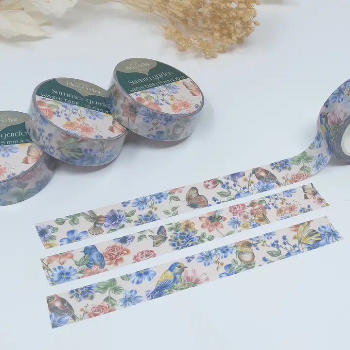 Washi tape Plan & Plot - Summer Garden 15 mm - 2 - Plan & Plot Studio - Tidformera