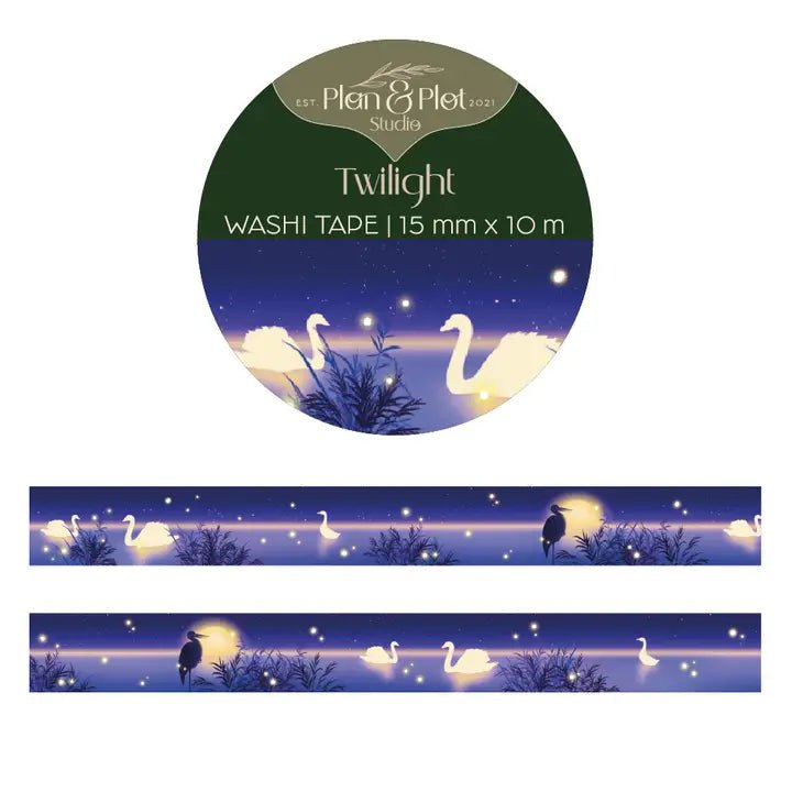 Washi tape Plan & Plot - Twillight 15 mm - 1 - Plan & Plot Studio - Tidformera