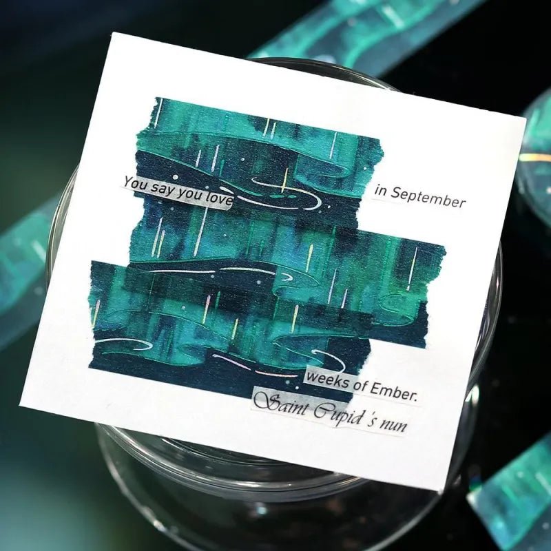 Washi Tape Polar light - 4 - BGM - Tidformera