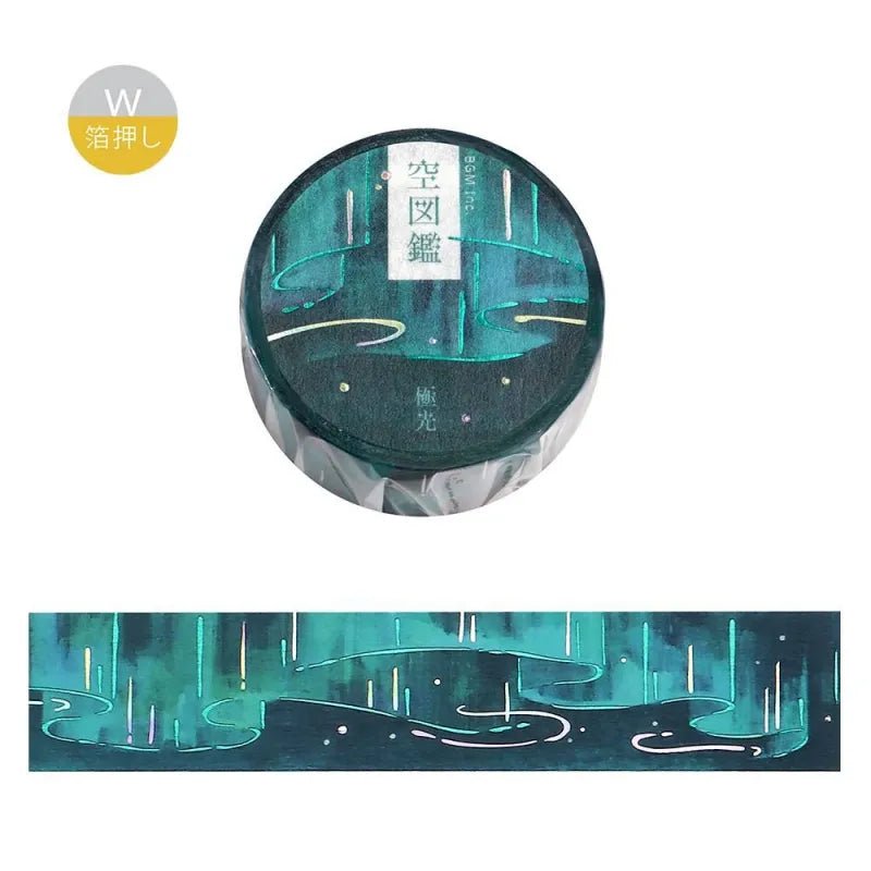Washi Tape Polar light - 1 - BGM - Tidformera
