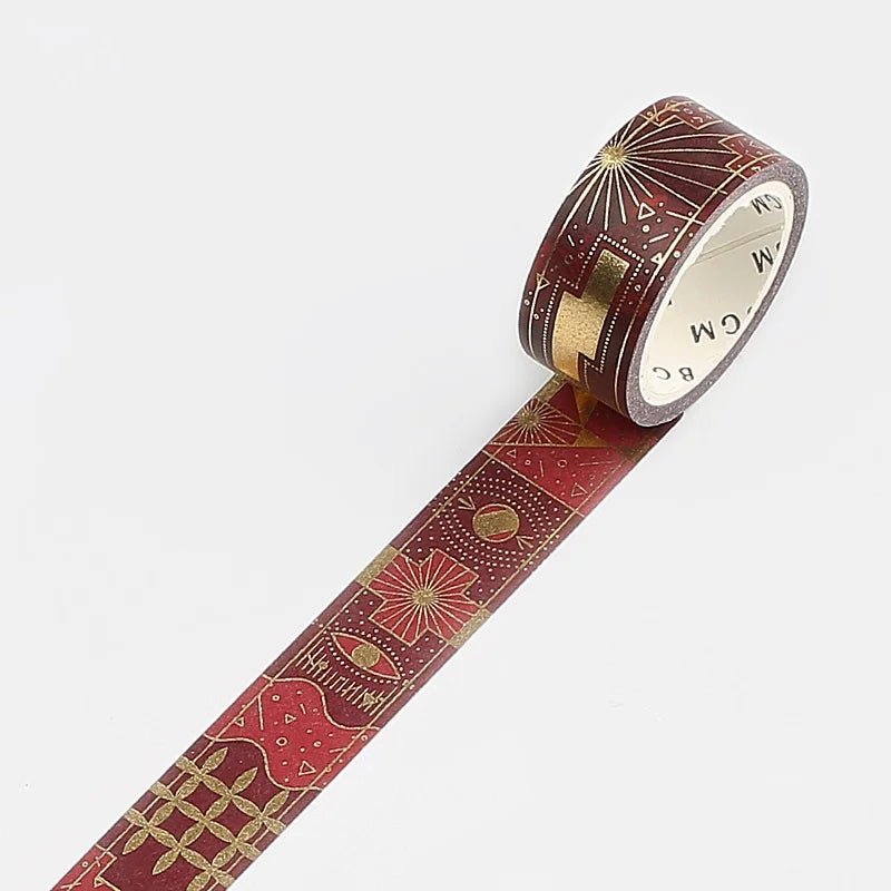 Washi Tape Red flame - 2 - BGM - Tidformera