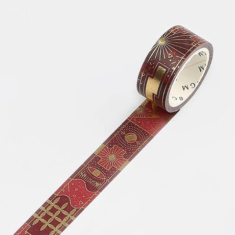Washi Tape Red flame - 2 - BGM - Tidformera