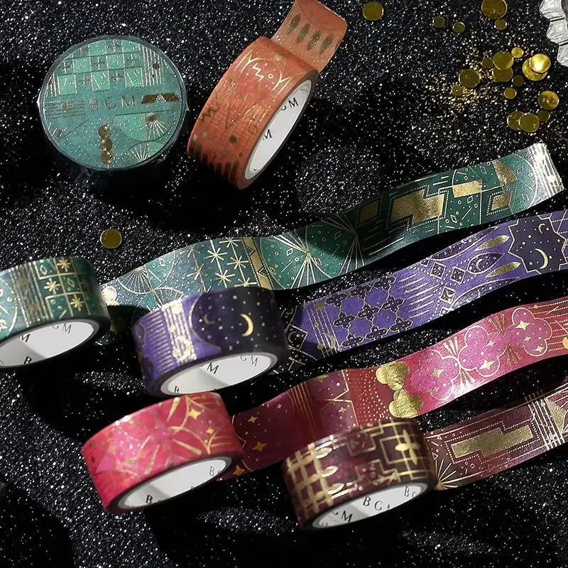 Washi Tape Red flame - 4 - BGM - Tidformera