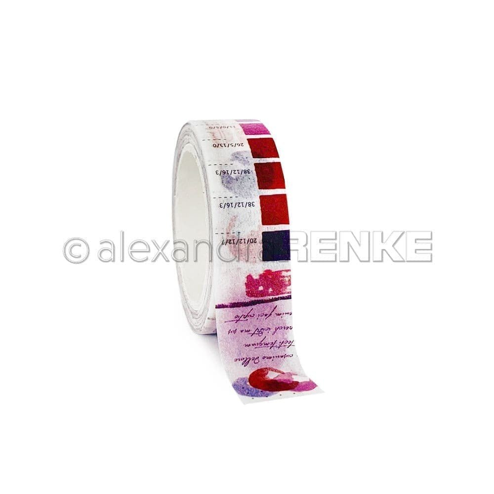 Washi tape Renke Color proof - Berry 15 mm - Alexandra Renke - Tidformera
