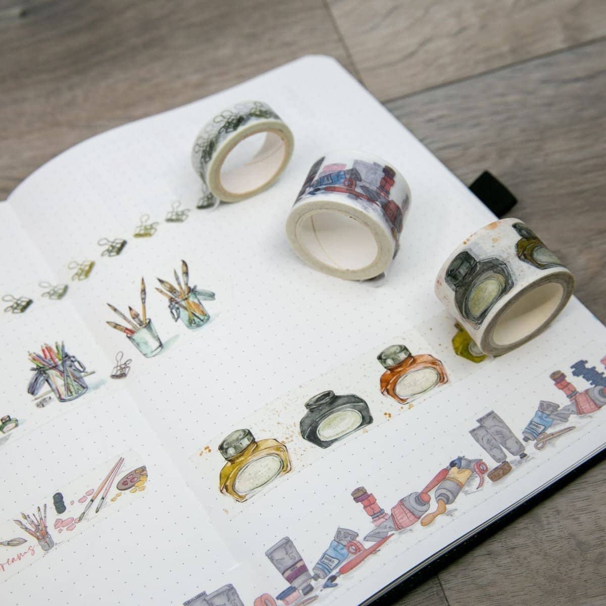 Washi tape Renke Hobby and Crafts - Inkpot - 2 - Alexandra Renke - Tidformera