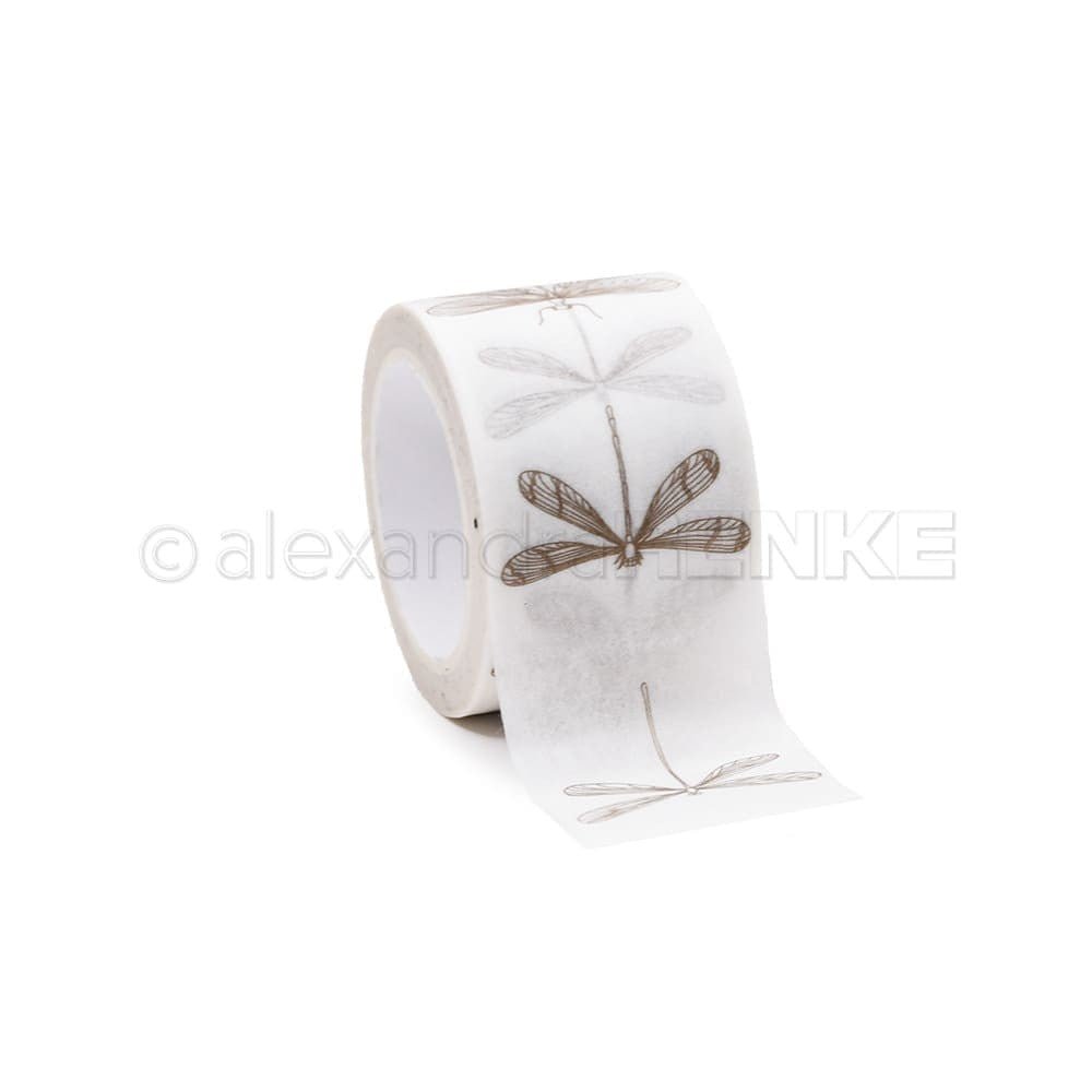 Washi tape Renke Tema Brun - Libellen - 2 - Alexandra Renke - Tidformera