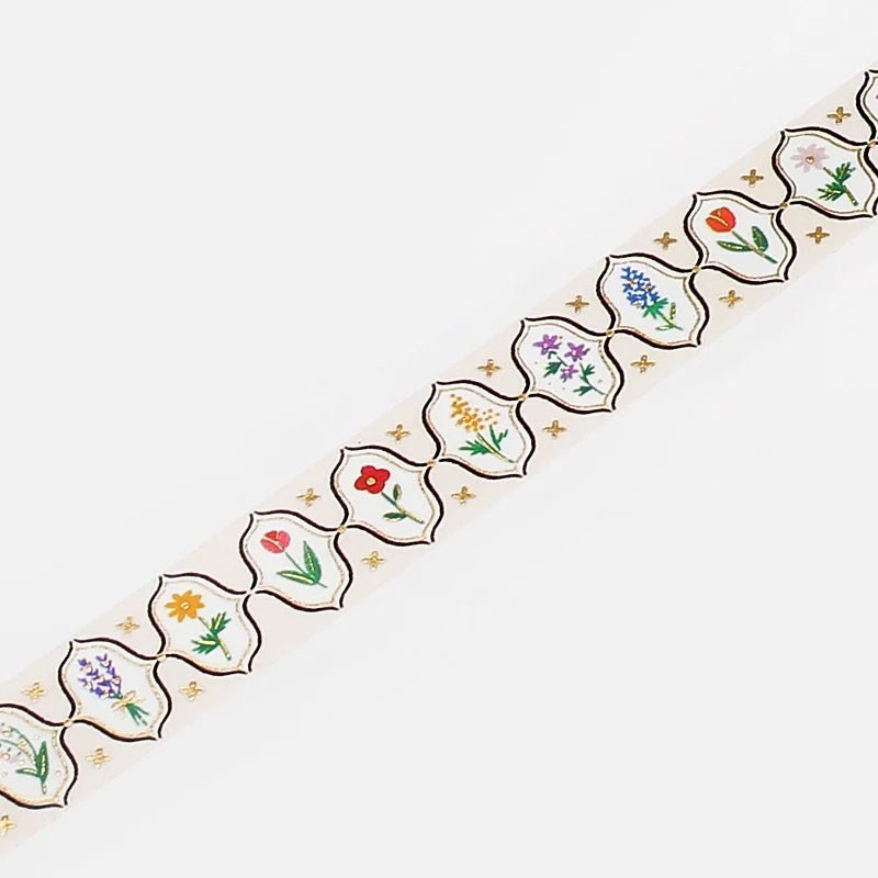 Washi Tape Retro - Light - 4 - BGM - Tidformera