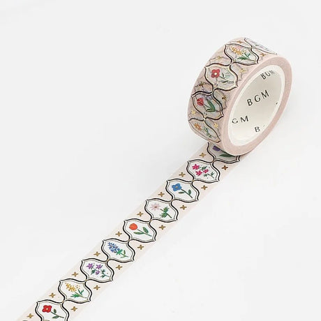 Washi Tape Retro - Light - 2 - BGM - Tidformera