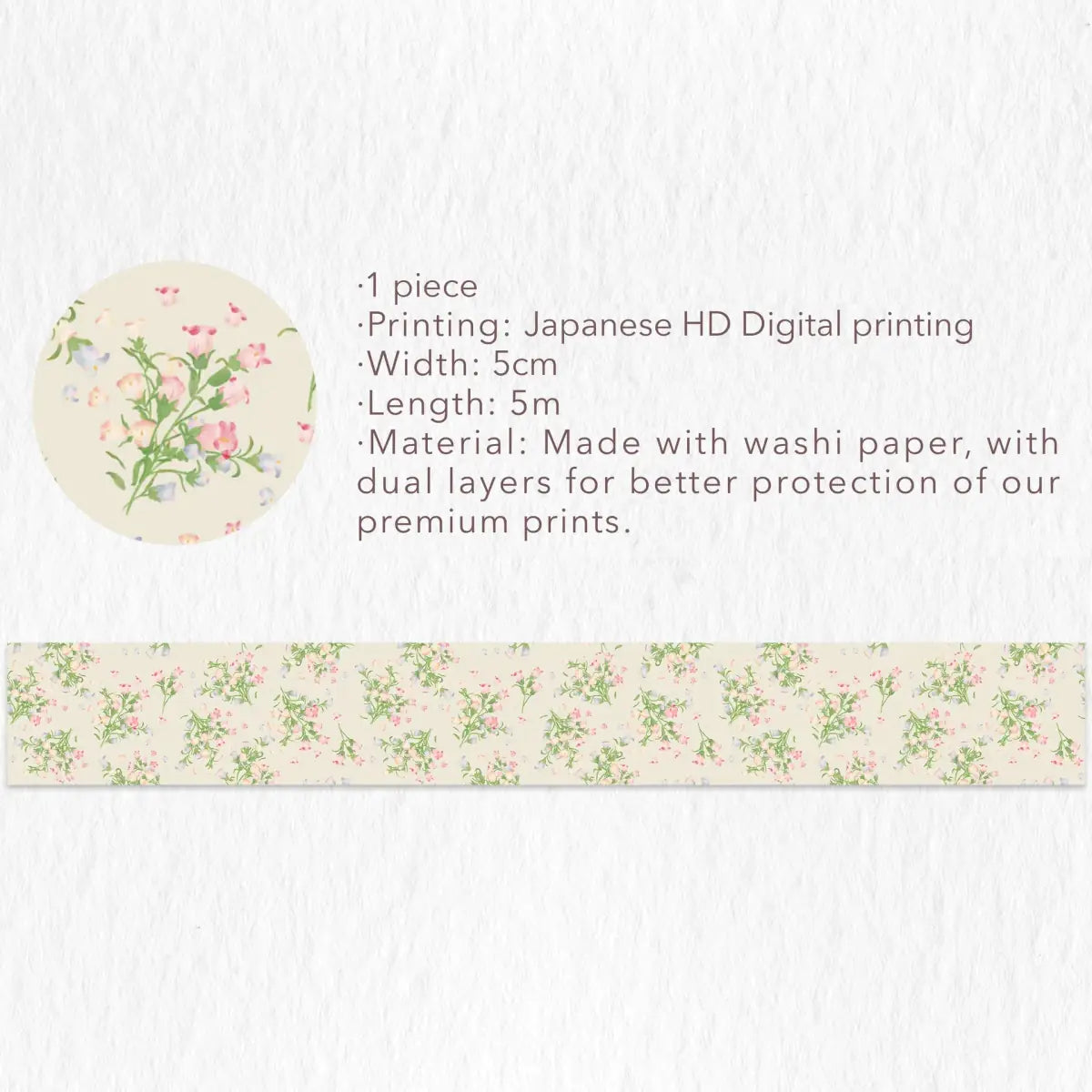 Washi Tape Set - Morning Blush - 3 - pack - 7 - Washi Tape Shop - Tidformera