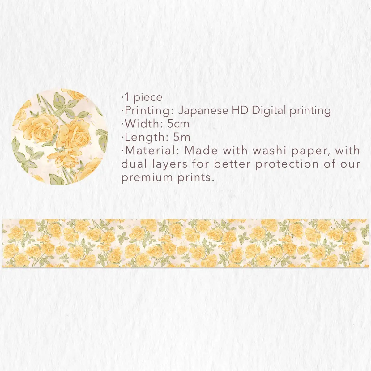 Washi Tape Set - Scarlet Bloom - 3 - pack - 10 - Washi Tape Shop - Tidformera