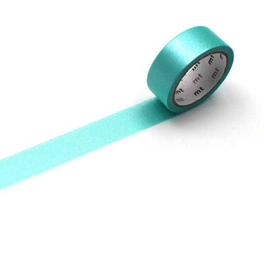 Washi Tape Silky - Green - 3 - MT masking tape - Tidformera