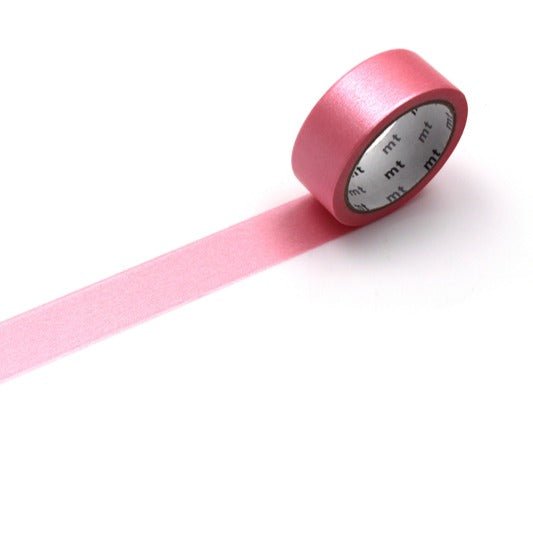 Washi Tape Silky - Pink - 3 - MT masking tape - Tidformera