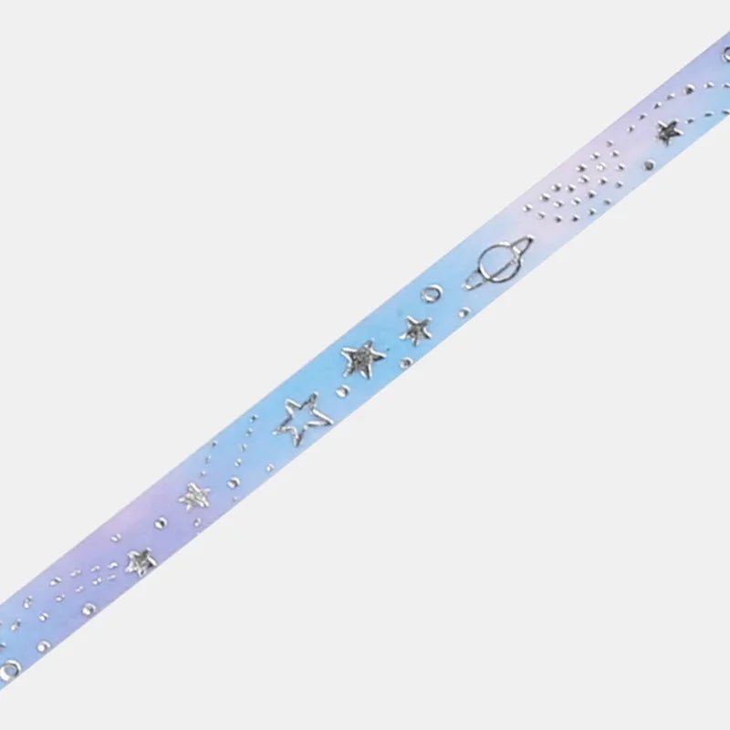 Washi Tape Silver Galaxy - 5 mm - 2 - BGM - Tidformera