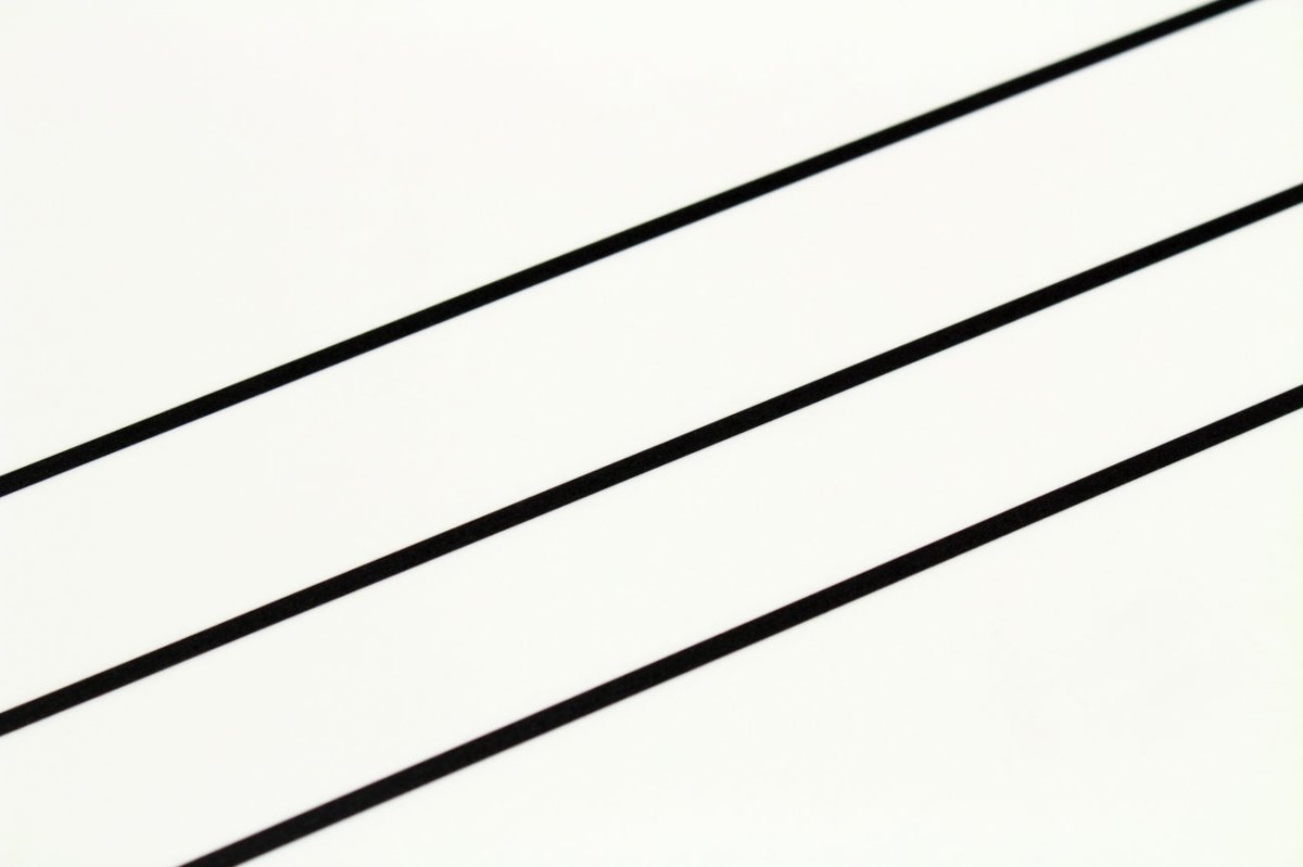 Washi Tape Slim 3 mm 3 - pack - Black - 3 - MT masking tape - Tidformera