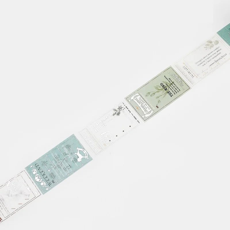 Washi Tape Special poem - Botanical - 3 - BGM - Tidformera