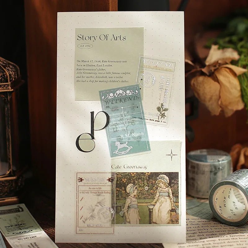 Washi Tape Special poem - Botanical - 4 - BGM - Tidformera