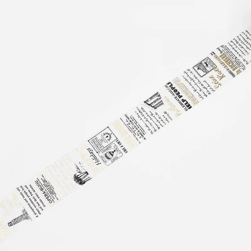 Washi Tape Special poem - Typewriter - 3 - BGM - Tidformera