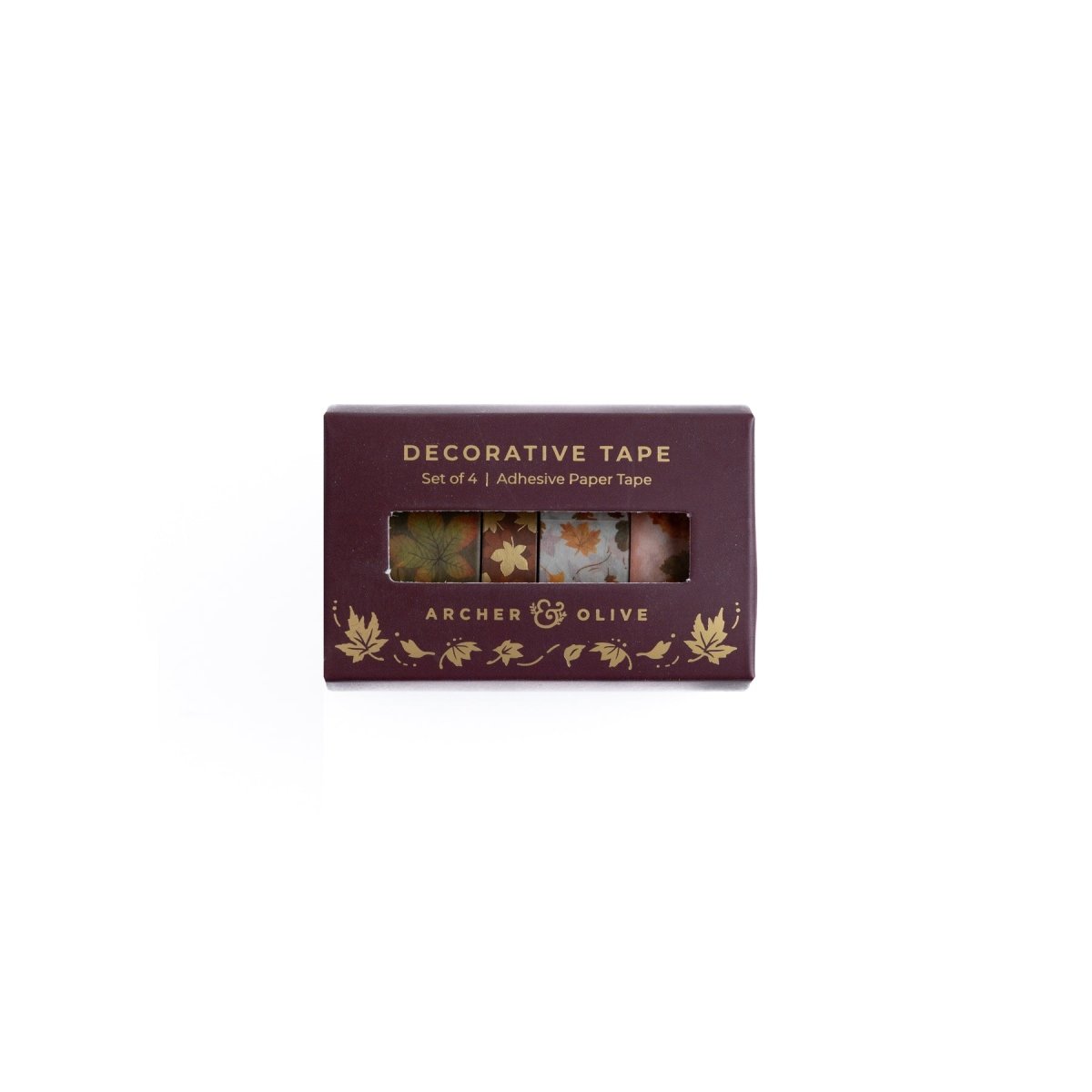 Förpackning med Washi tape - Swirling Leaves - 4 - pack - 3 - Archer & Olive - Tidformera