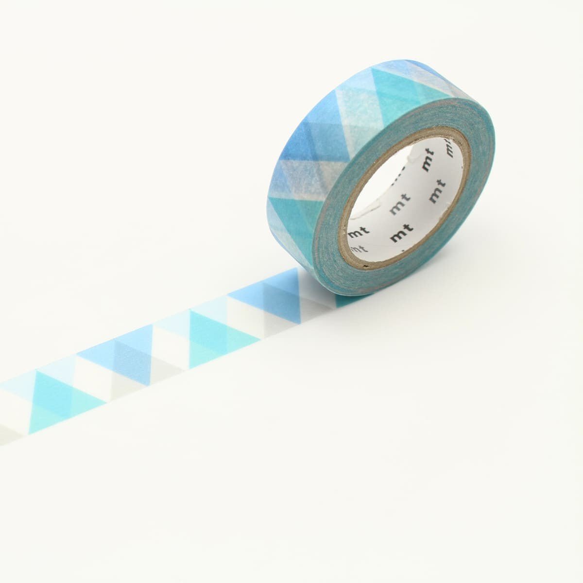 Washi Tape Triangle and diamond - Blue - 1 - MT masking tape - Tidformera