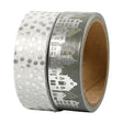 Washi tape Vivi Gade 2 - pack - Hus och prickar - 1 - Creotime - Tidformera