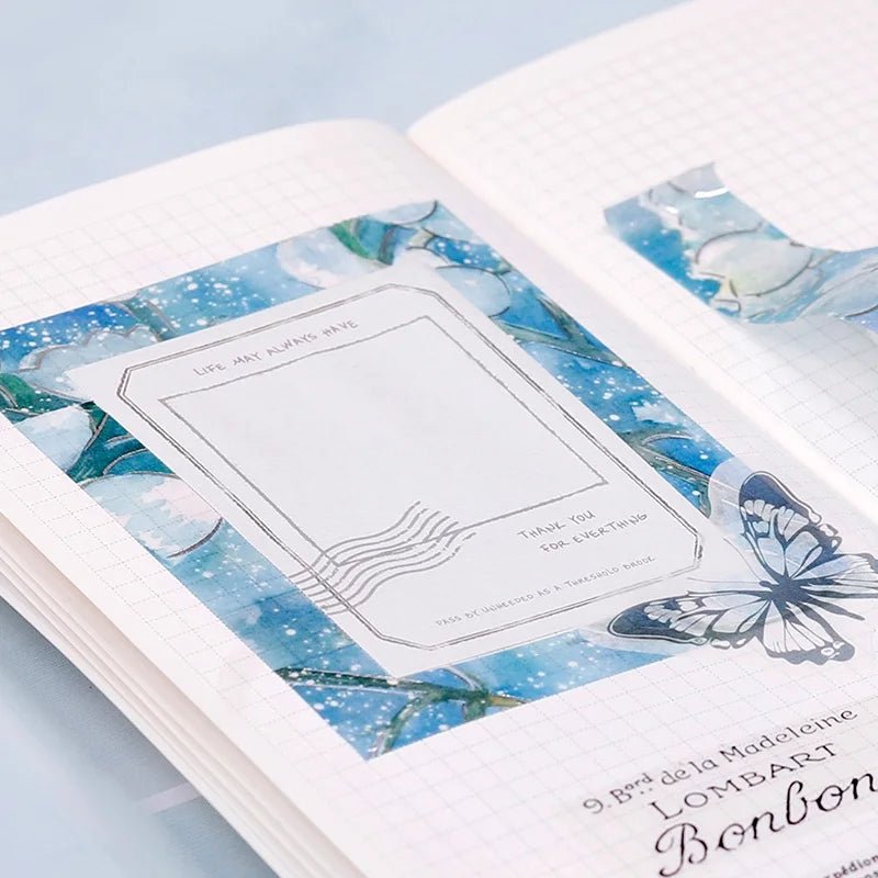 Washi Tape Watercolor Flower - Suzuran - 3 - BGM - Tidformera