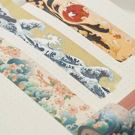 Washi tape Waves of Rebun 4 - pack - 2 - Washi Tape Shop - Tidformera