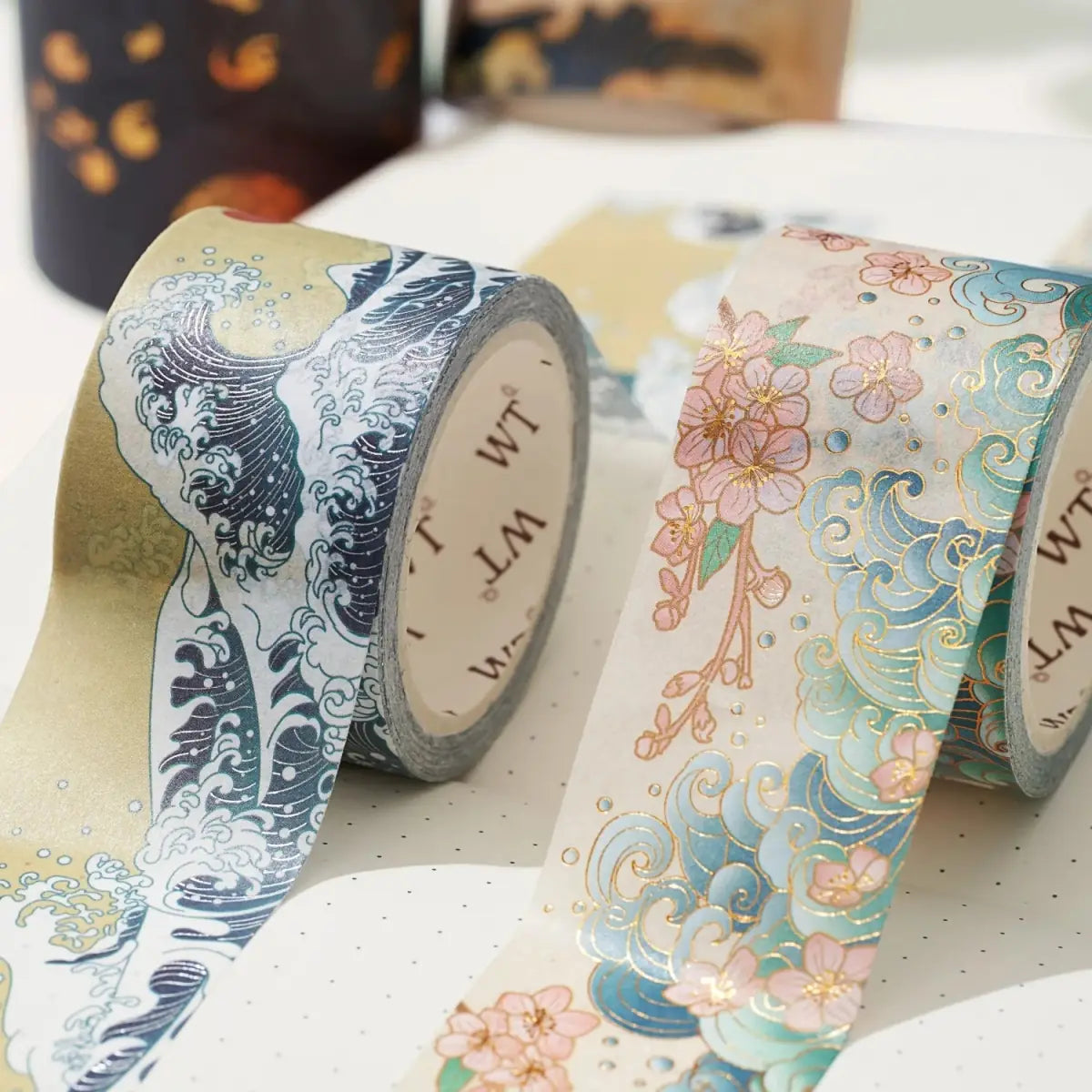 Washi tape Waves of Rebun 4 - pack - 3 - Washi Tape Shop - Tidformera