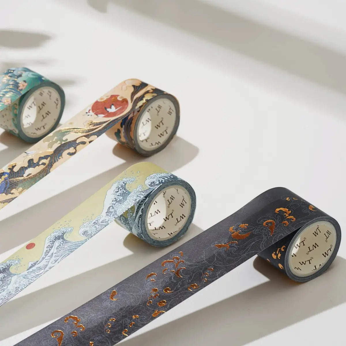 Washi tape Waves of Rebun 4 - pack - 7 - Washi Tape Shop - Tidformera