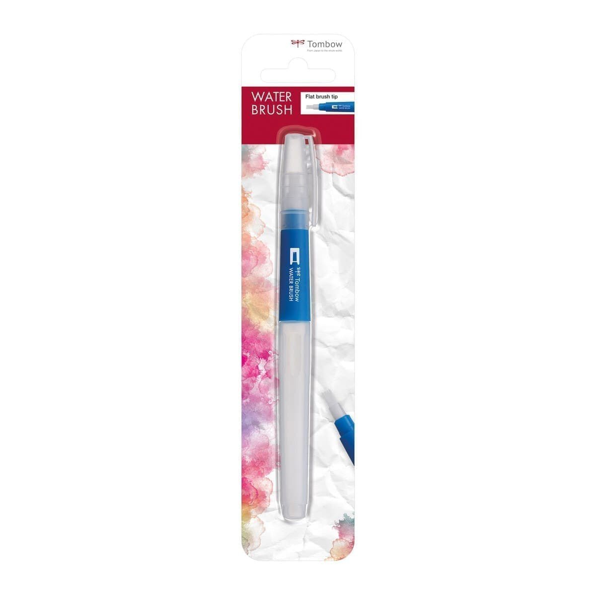 Water Brush Penselpenna med vattentank - Flat - 3 - Tombow - Tidformera