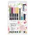 Watercoloring set - Floral - 1 - Tombow - Tidformera