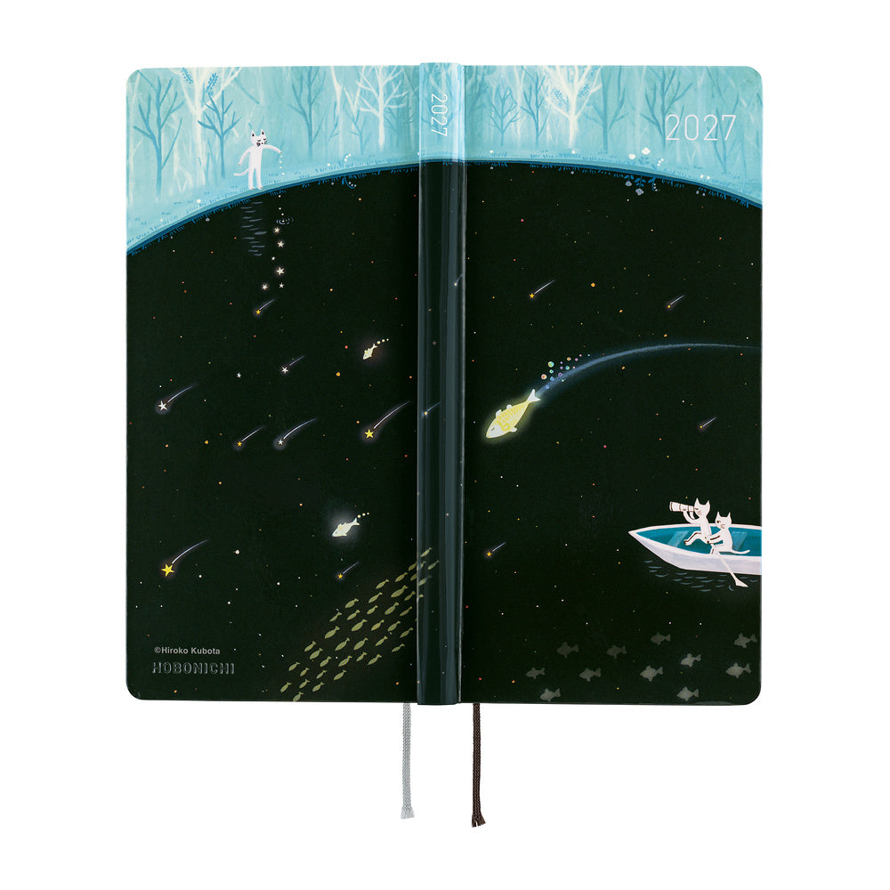 Hobonichi - Weeks Hiroko Kubota: Meteor Shower in the Light Blue Forest - 2027