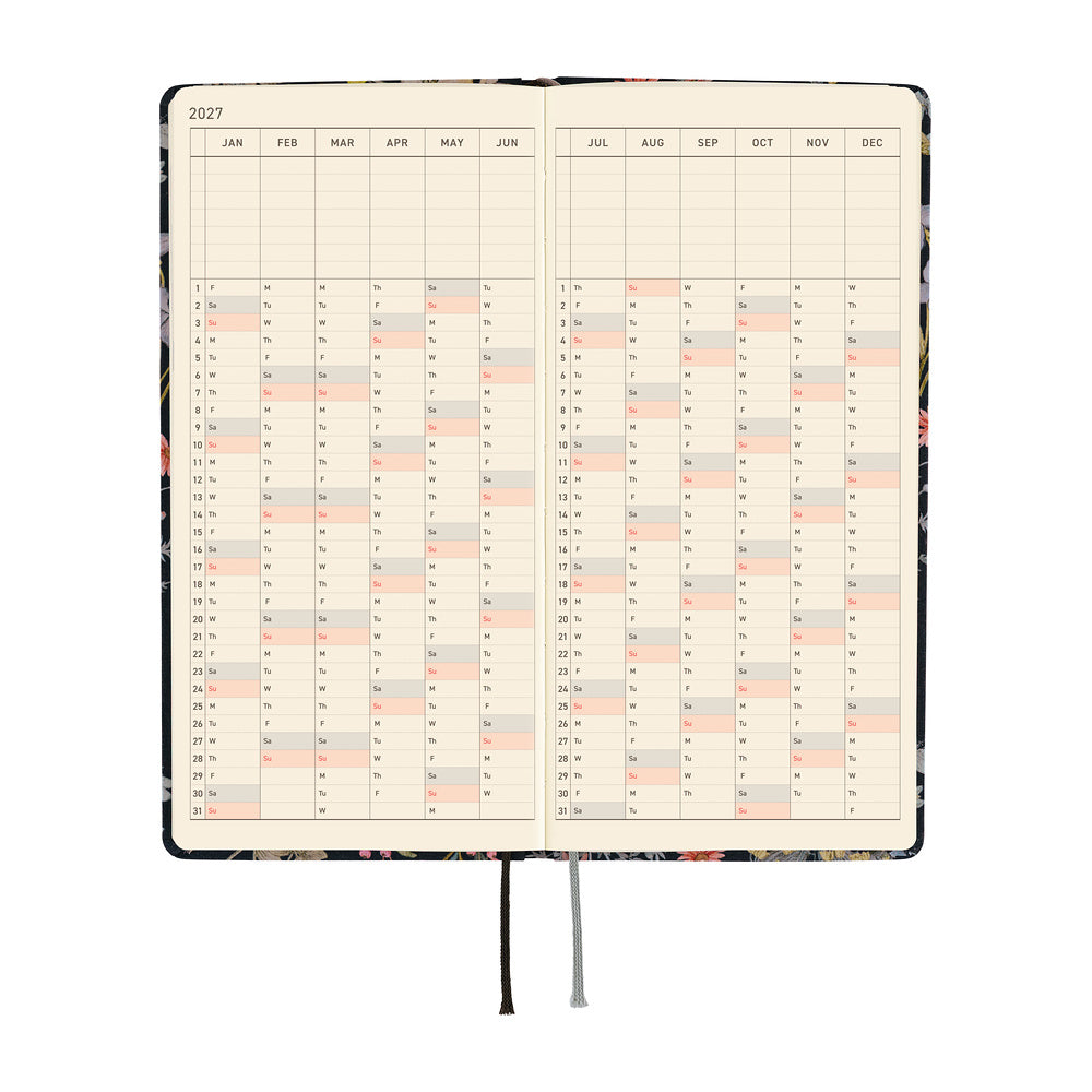 Hobonichi - Weeks Liberty Fabrics: Floral Remedy - 2027