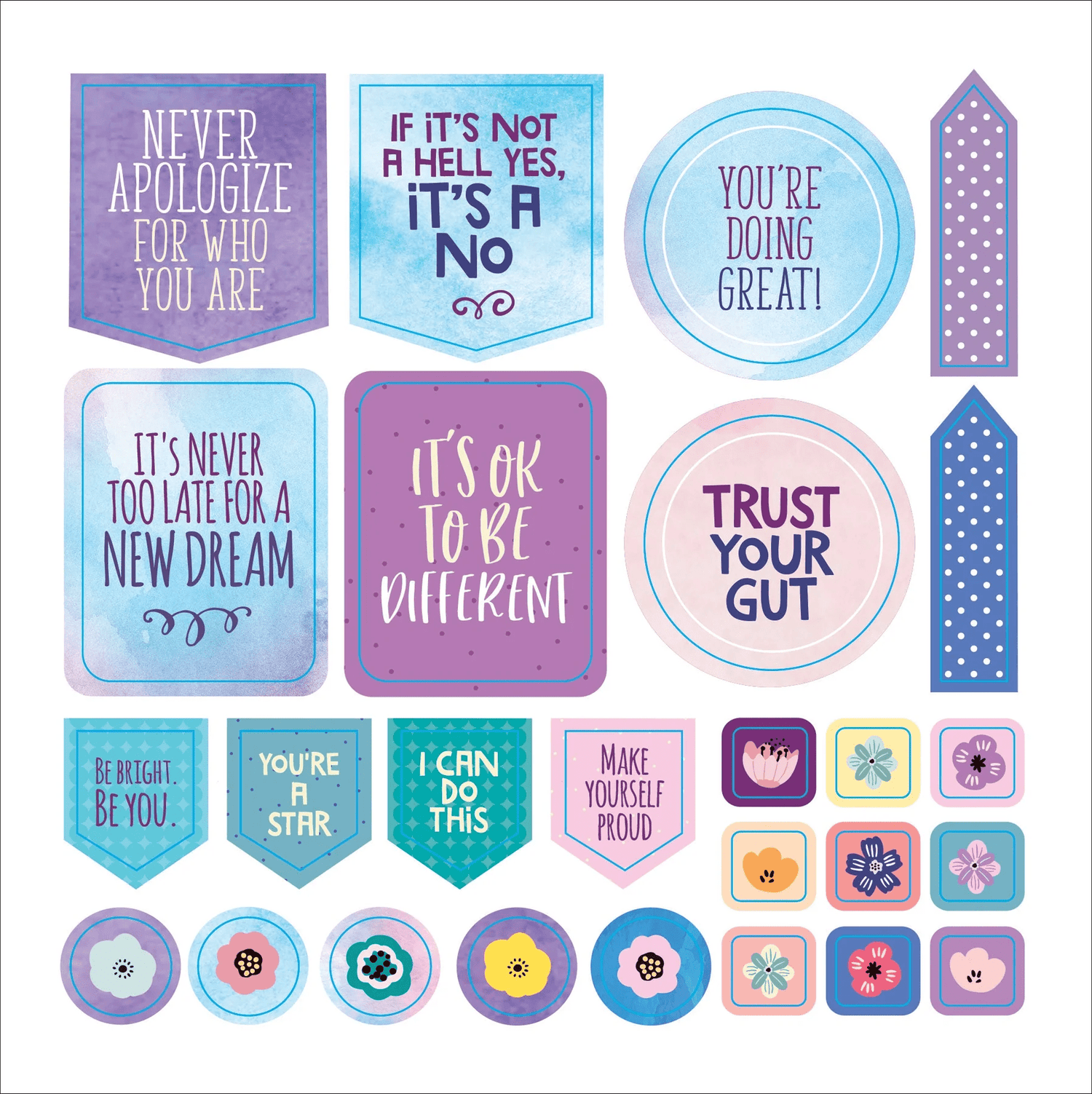 Whatever you say! A words and phrases sticker book - 8 - Peter Pauper Press - Tidformera
