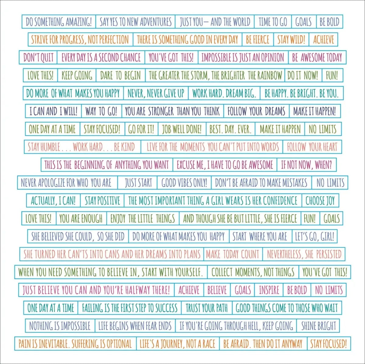 Whatever you say! A words and phrases sticker book - 2 - Peter Pauper Press - Tidformera