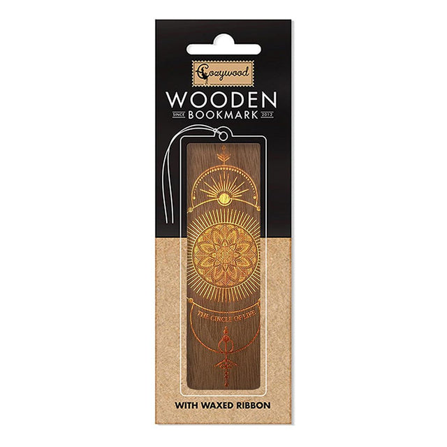 Wooden bookmark - The circle of life - 1 - Cozywood - Tidformera