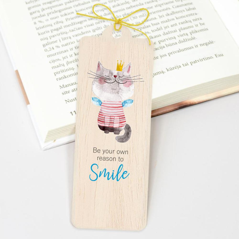 Wooden bookmark - The Majesty - 2 - Cozywood - Tidformera