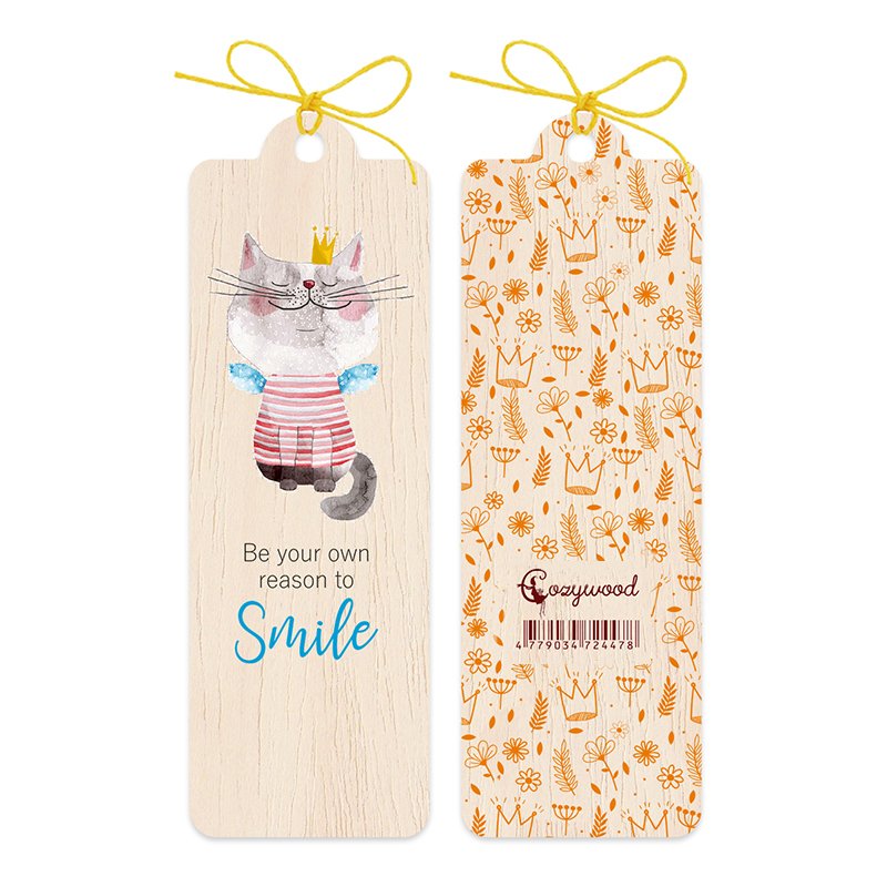 Wooden bookmark - The Majesty - 3 - Cozywood - Tidformera