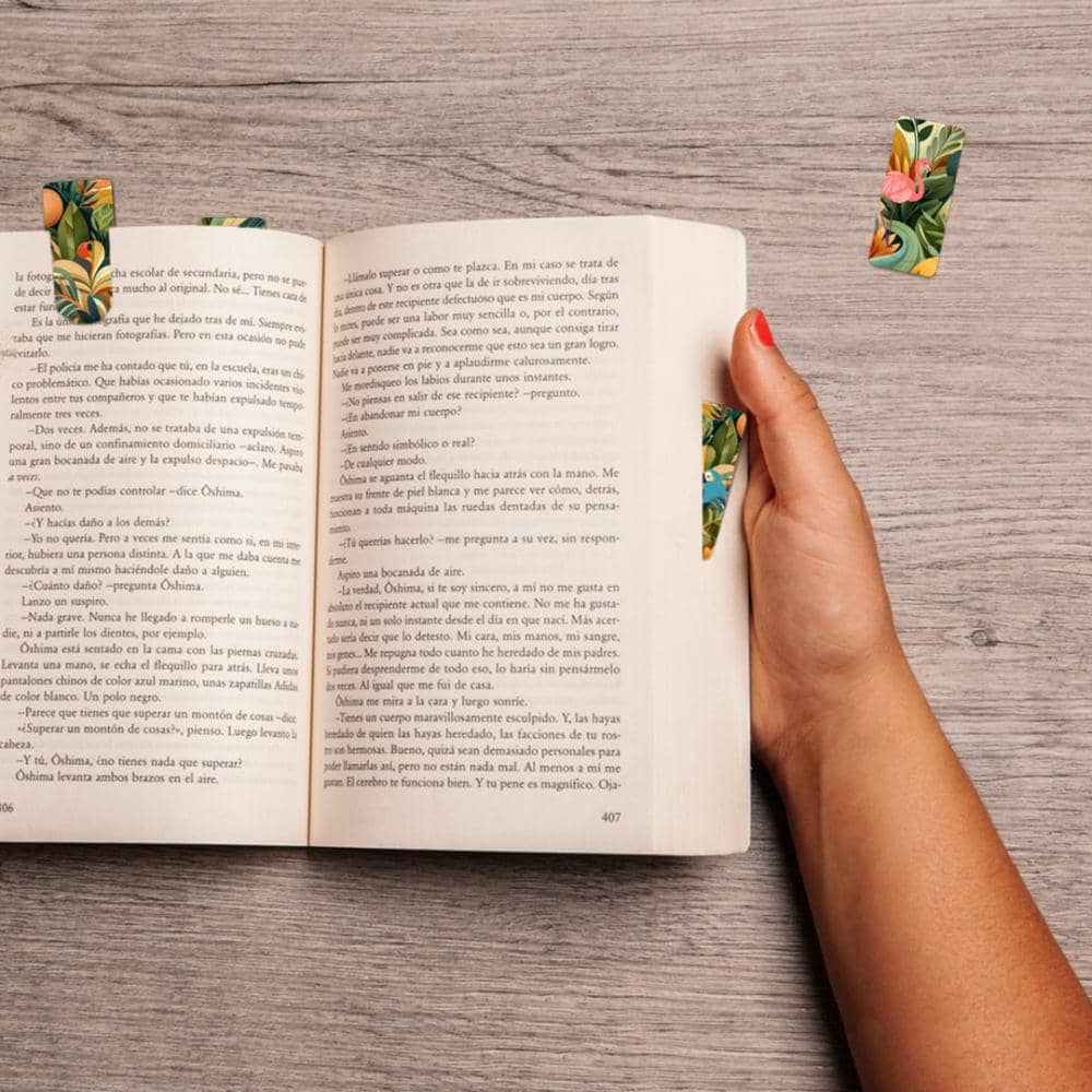 Wooden Booktags - Artdeco - 4 - Cozywood - Tidformera