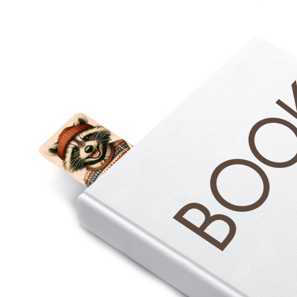 Wooden Booktags - Book friends - 4 - Cozywood - Tidformera