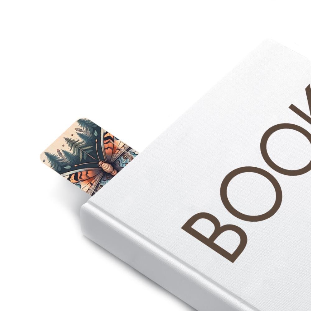 Wooden Booktags - Book secrets - 6 - Cozywood - Tidformera