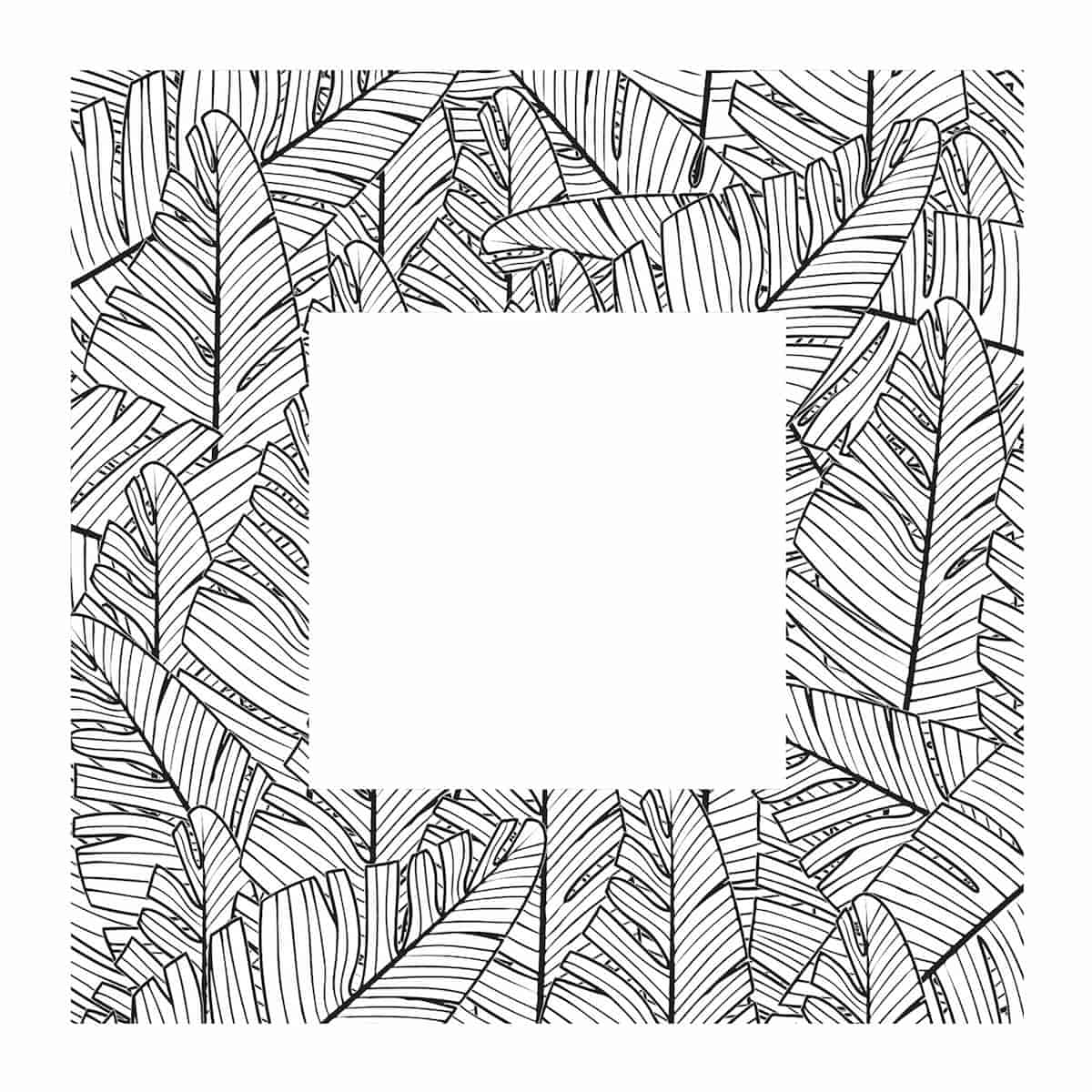 Wooden Doodler Stamp - Grandes Feuilles - 3 - Aladine - Tidformera